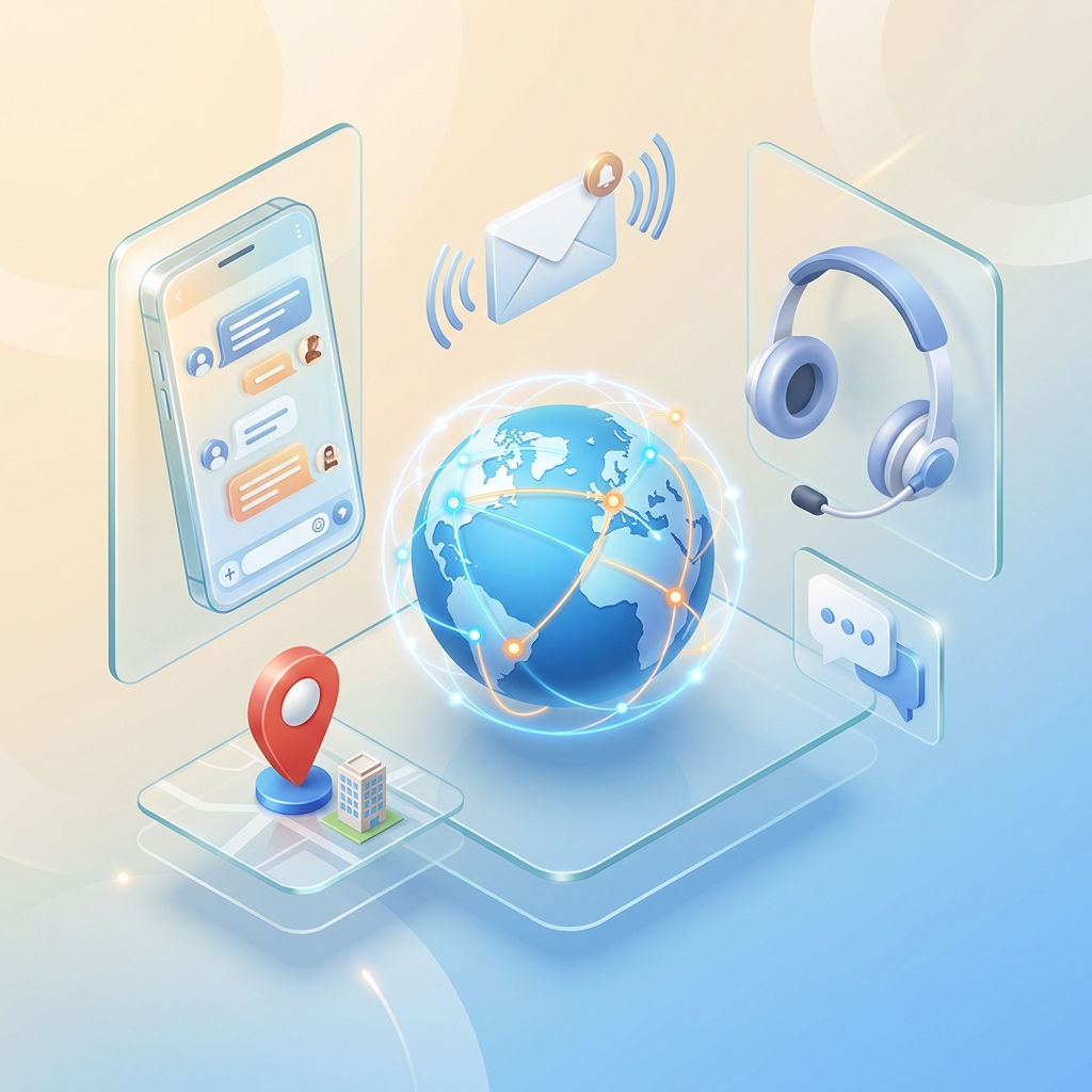 Communication and collaboration illustration